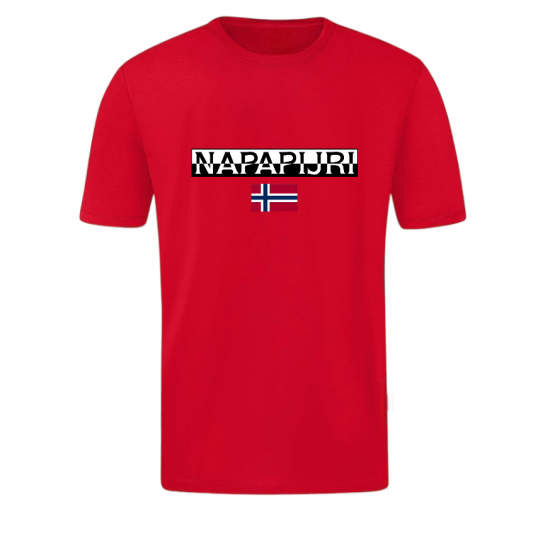 T-SHIRT 100% ΒΑΜΒΑΚΙ ΜΕ LOGO - ΚΟΚΚΙΝΟ- NAPAPIRJI T-SHIRT 100% ΒΑΜΒΑΚΙ ΜΕ LOGO - ΚΟΚΚΙΝΟ- NAPAPIRJI